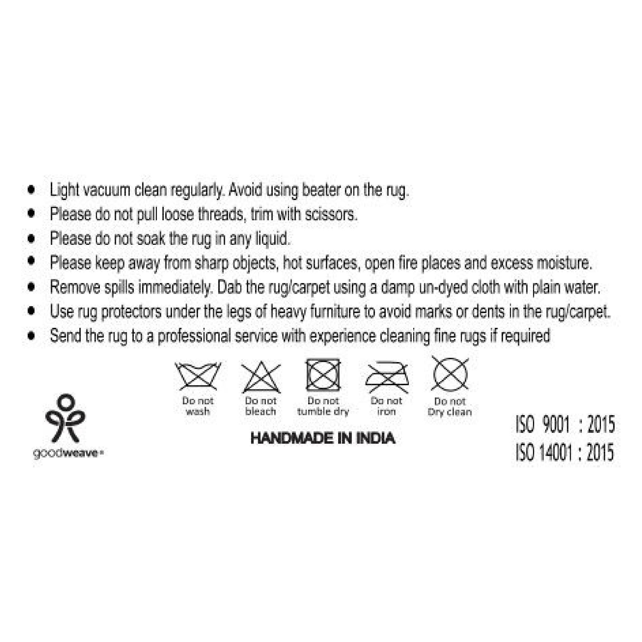 wollen vloerkleed 160x230 ivoor afbeelding 2