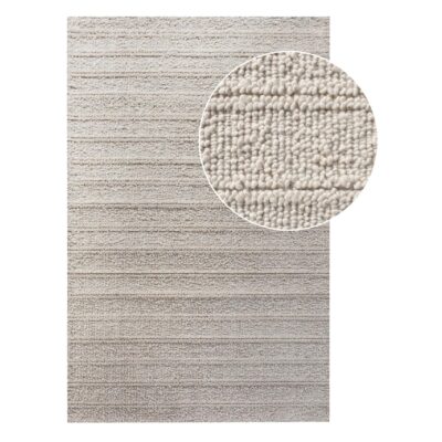 ivory wollen vloerkleed 200x300 afbeelding 1