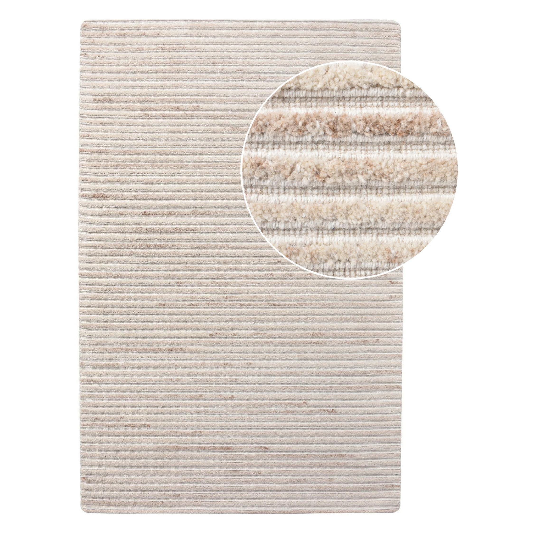 handgetuft ivory vloerkleed 160x230 afbeelding 1