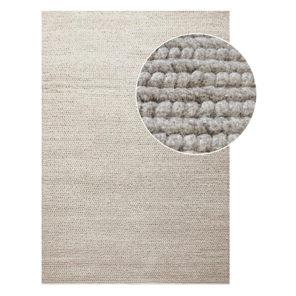 handgeweven wollen vloerkleed 160x230 afbeelding 1