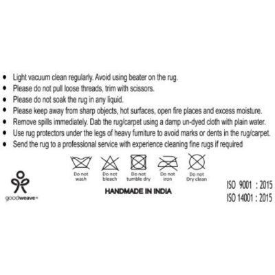 handgeweven wollen vloerkleed 160x230 afbeelding 2