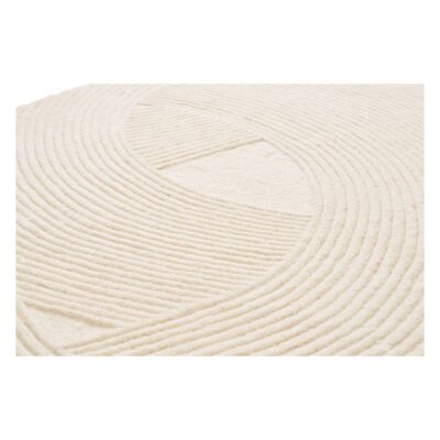 wollen vloerkleed ivory 160x230 afbeelding 2
