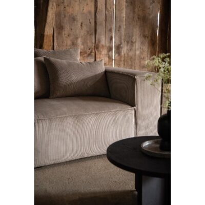 bruine ribstof 3 zits bank Nilo afbeelding 9