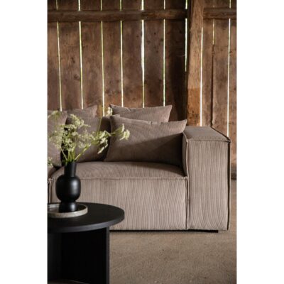 bruine ribstof 3 zits bank Nilo afbeelding 11