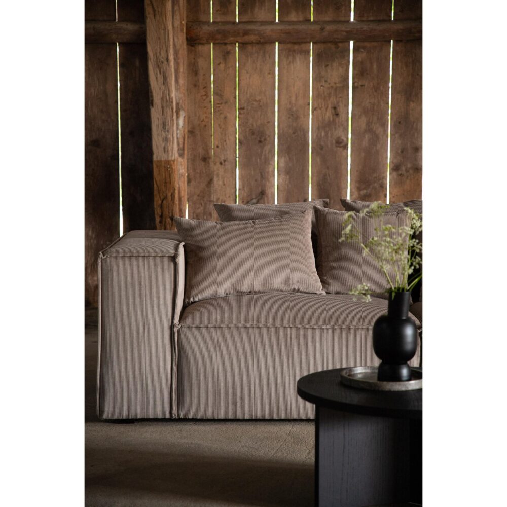 bruine ribstof 3 zits bank Nilo afbeelding 12