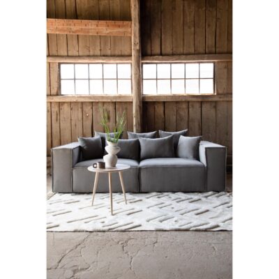 grijze 3 zits bank Nilo linnenlook afbeelding 11