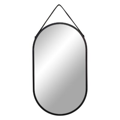 zwarte rechthoekige wandspiegel 35x60 afbeelding 1