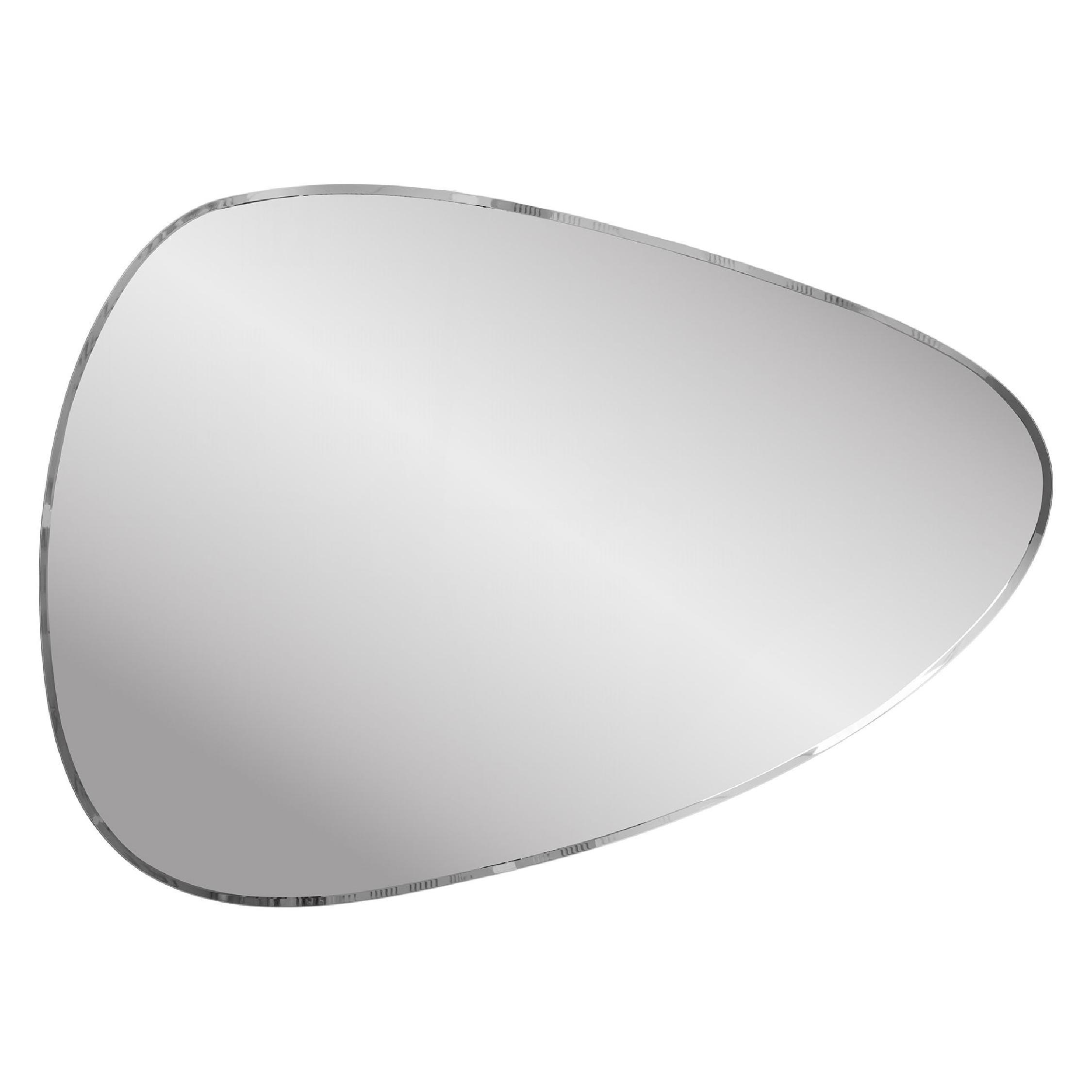 organische wandspiegel met facetrand 70x100 afbeelding 2