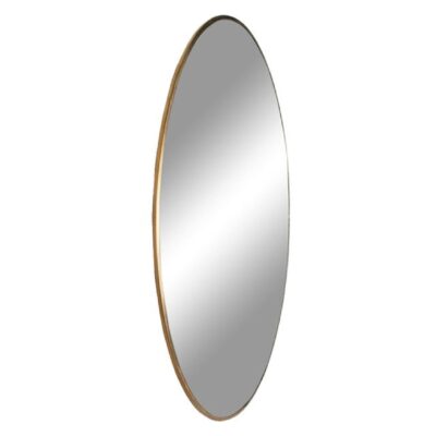 ronde wandspiegel brass look 40 cm afbeelding 2