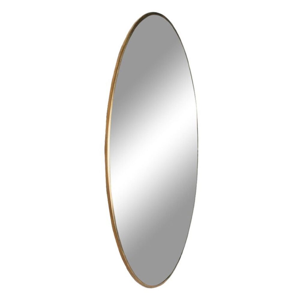 ronde spiegel 60 cm brass look afbeelding 2