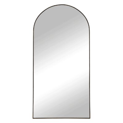 grote zwarte wandspiegel 90x180 afbeelding 1