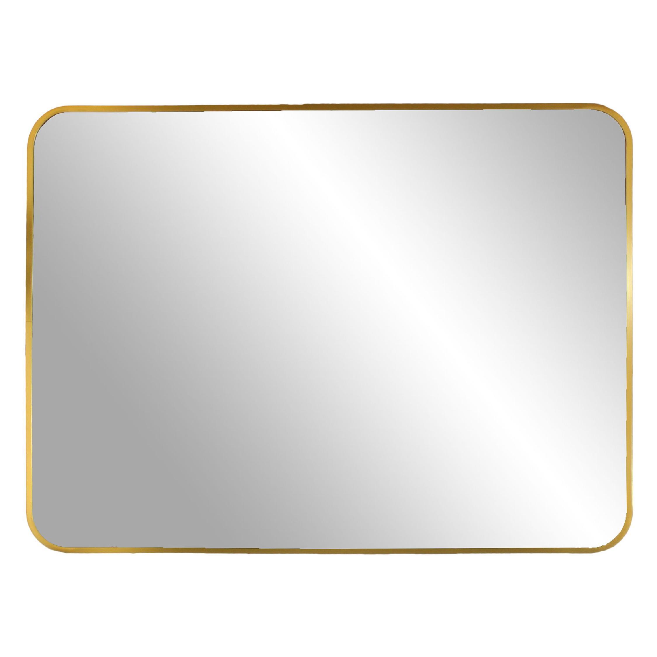 messing wandspiegel 50x70 cm afbeelding 2