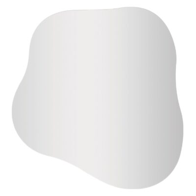 organische wandspiegel 50x55 cm afbeelding 2