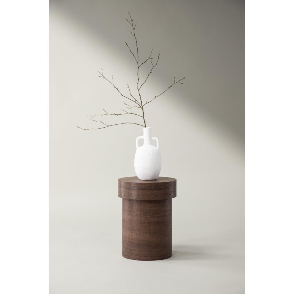 ronde bijzettafel Kelna bruin MDF afbeelding 2