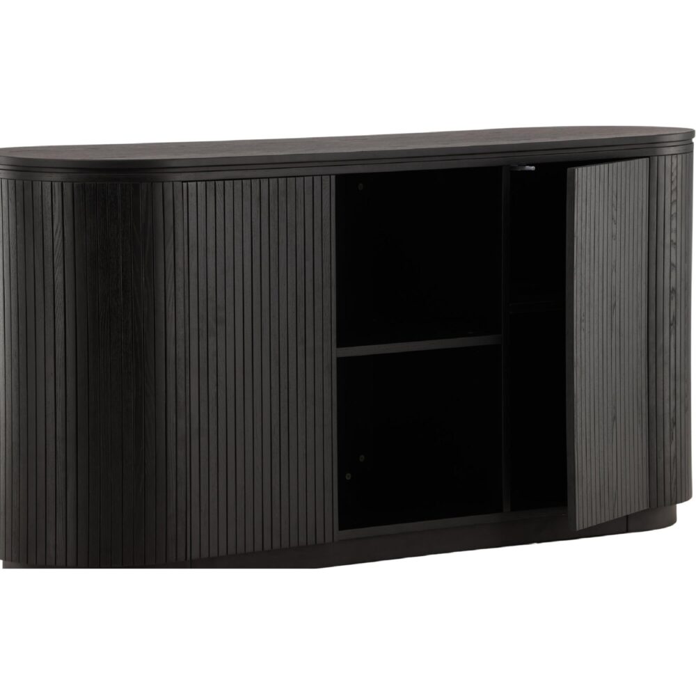 zwarte opbergkast Dana afbeelding 8