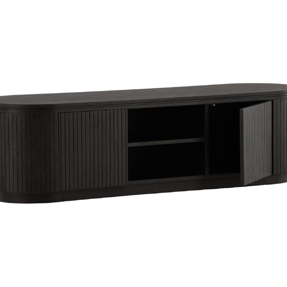 Scandinavisch zwart tv meubel Dana afbeelding 8