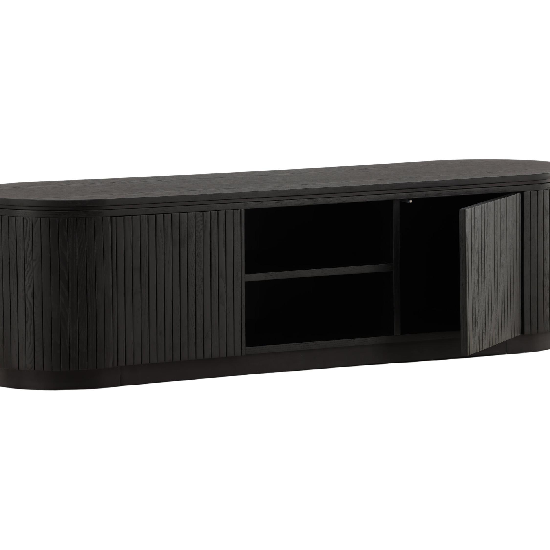 Scandinavisch zwart tv meubel Dana afbeelding 8