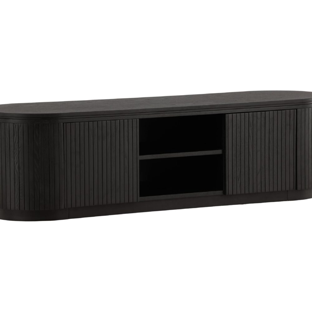 Scandinavisch zwart tv meubel Dana afbeelding 9