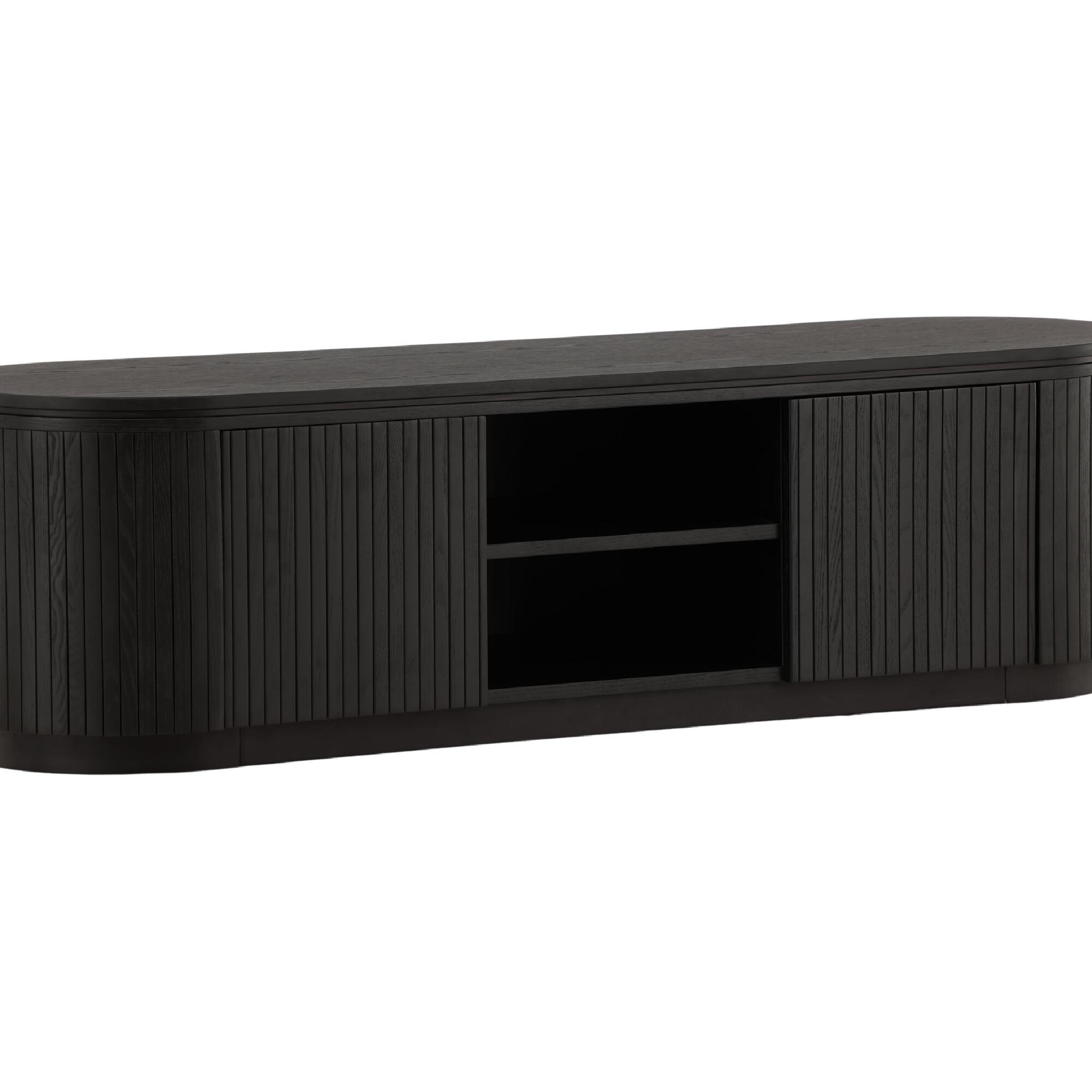 Scandinavisch zwart tv meubel Dana afbeelding 9