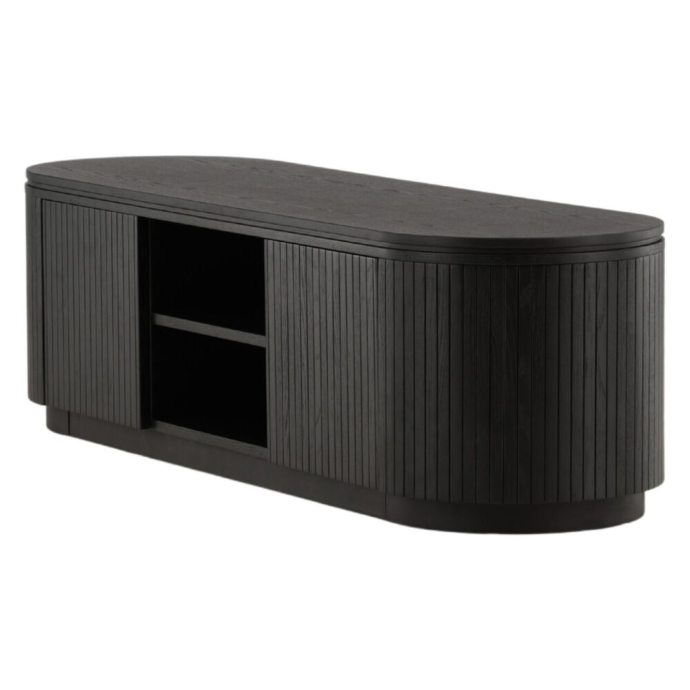 Scandinavisch zwart tv meubel Dana afbeelding 3