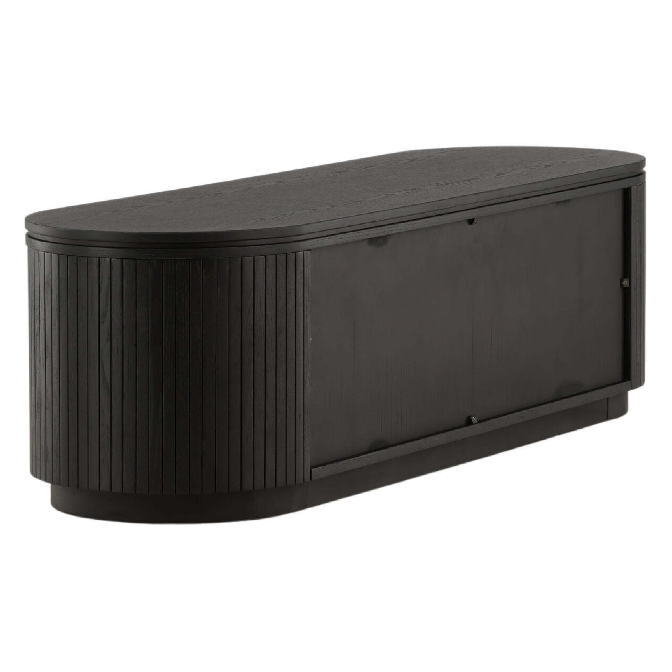 Scandinavisch zwart tv meubel Dana afbeelding 5