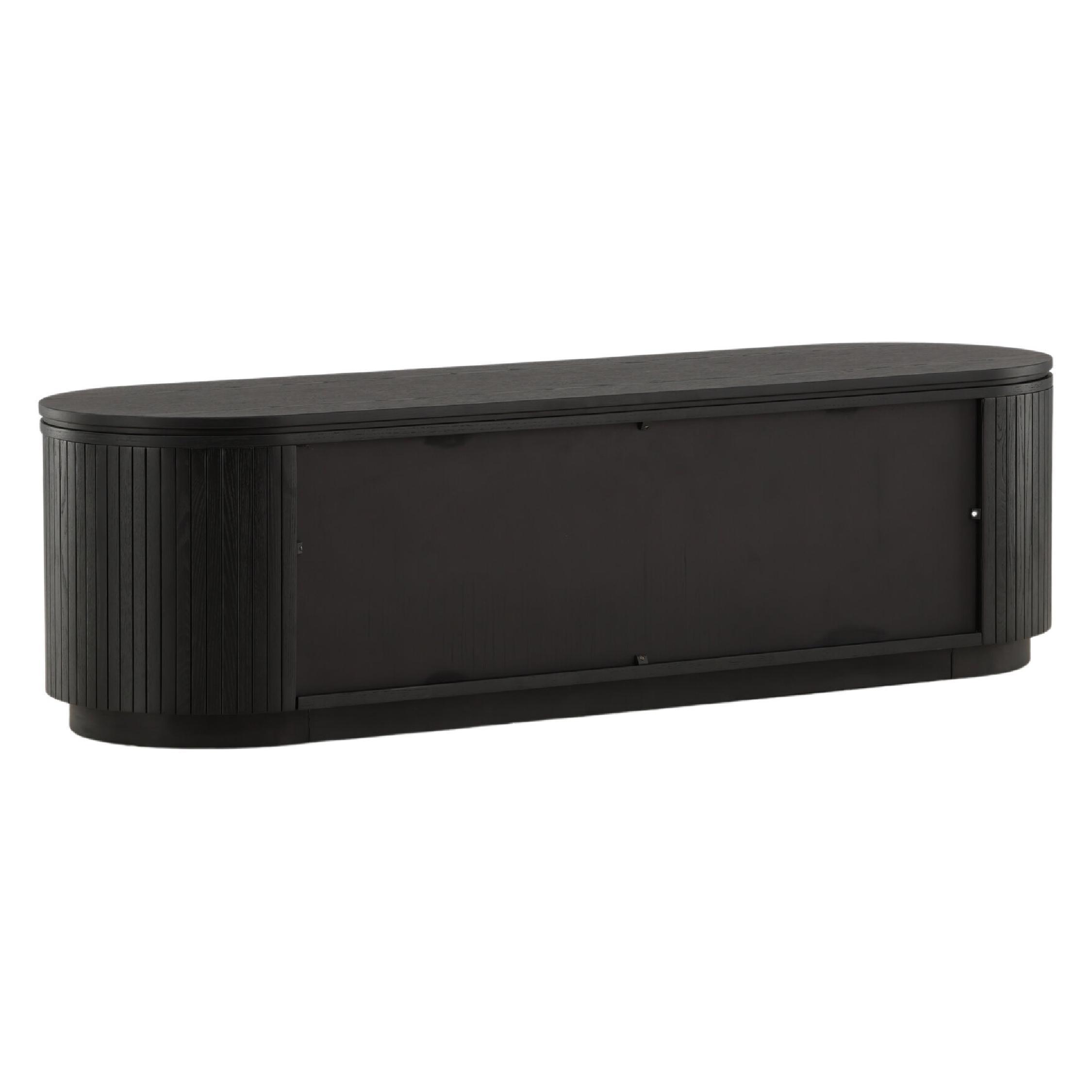 Scandinavisch zwart tv meubel Dana afbeelding 6