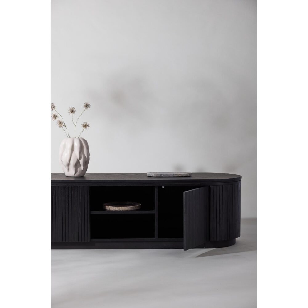 Scandinavisch zwart tv meubel Dana afbeelding 14