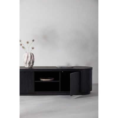 Scandinavisch zwart tv meubel Dana afbeelding 14