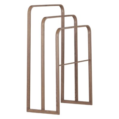 vrijstaand stalen handdoekrek mocca afbeelding 3