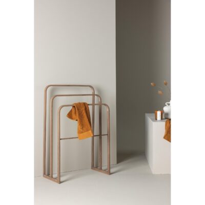 vrijstaand stalen handdoekrek mocca afbeelding 7