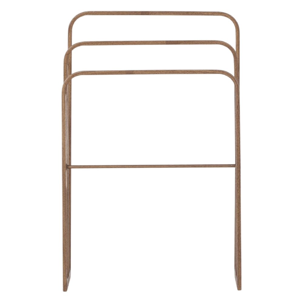 vrijstaand stalen handdoekrek mocca afbeelding 4