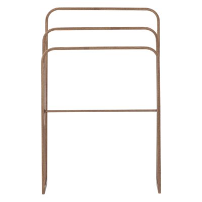 vrijstaand stalen handdoekrek mocca afbeelding 4