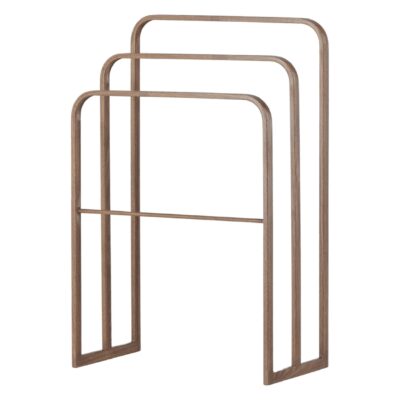 vrijstaand stalen handdoekrek mocca afbeelding 5