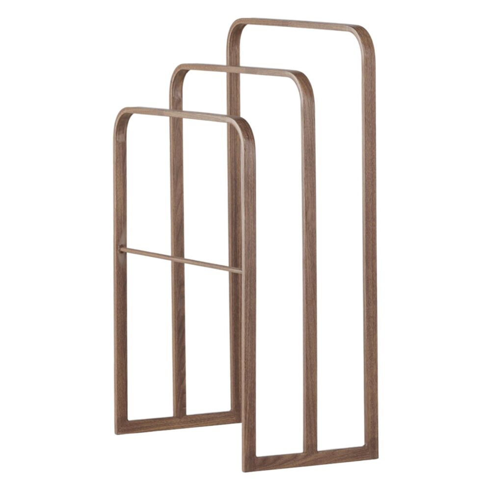 vrijstaand stalen handdoekrek mocca afbeelding 6