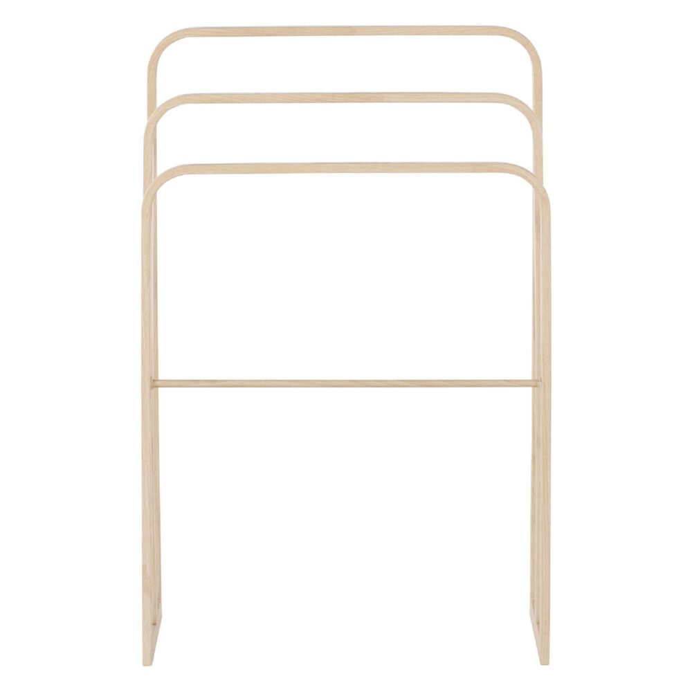 vrijstaand wit stalen handdoekrek afbeelding 4