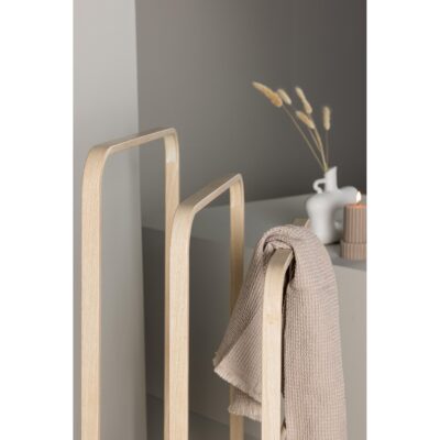 vrijstaand wit stalen handdoekrek afbeelding 8