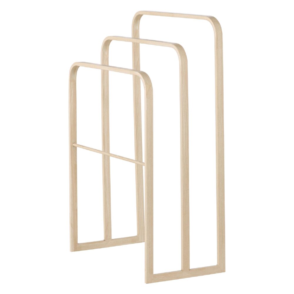 vrijstaand wit stalen handdoekrek afbeelding 6