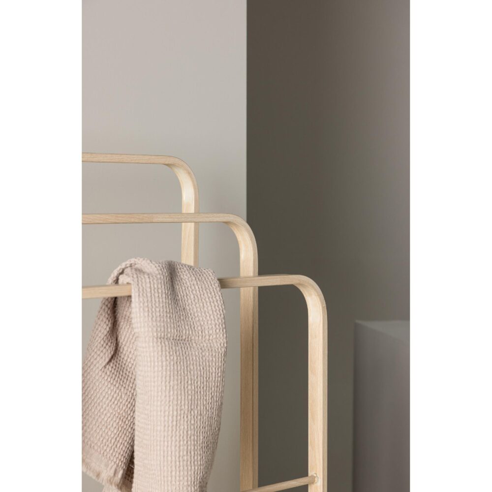 vrijstaand wit stalen handdoekrek afbeelding 9