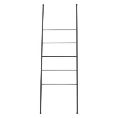 zwarte metalen decoratieve ladder afbeelding 1