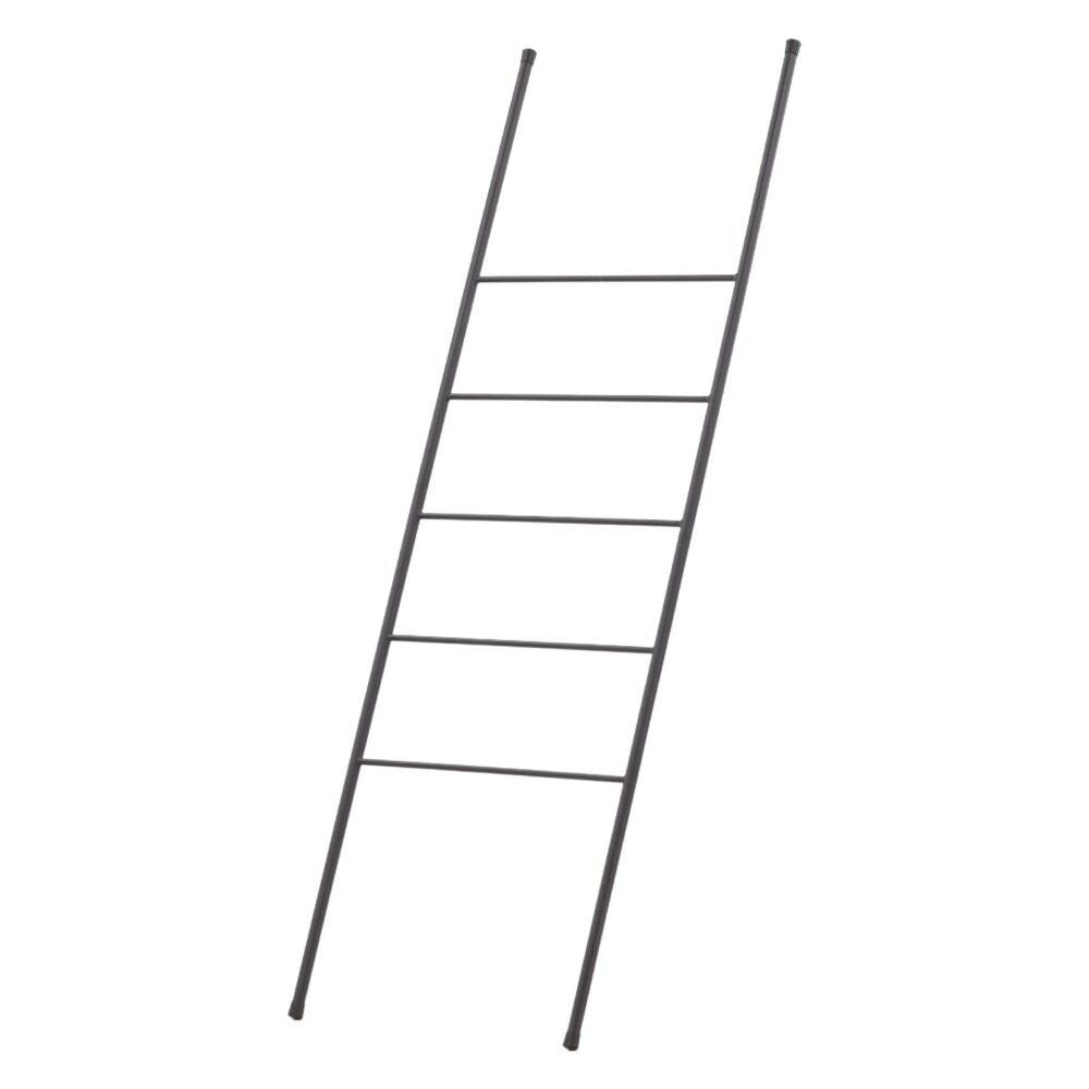 zwarte metalen decoratieve ladder afbeelding 2