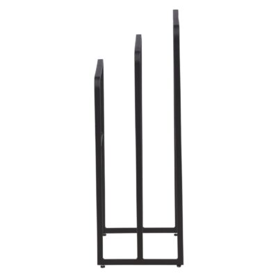 zwart stalen handdoekrek vrijstaand afbeelding 4