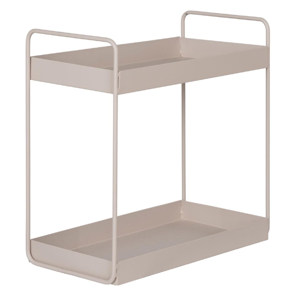 2-laags beige stalen kruidenrek afbeelding 5