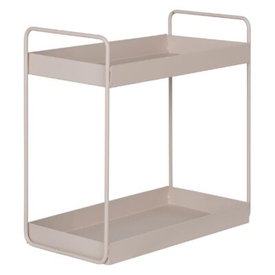 2-laags beige stalen kruidenrek afbeelding 5