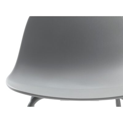 Zoey barstoelen met rugleuning grijs afbeelding 5