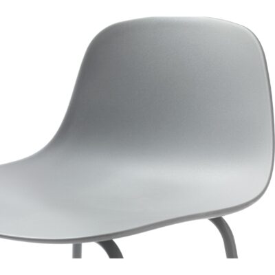 Zoey barstoelen met rugleuning grijs afbeelding 6