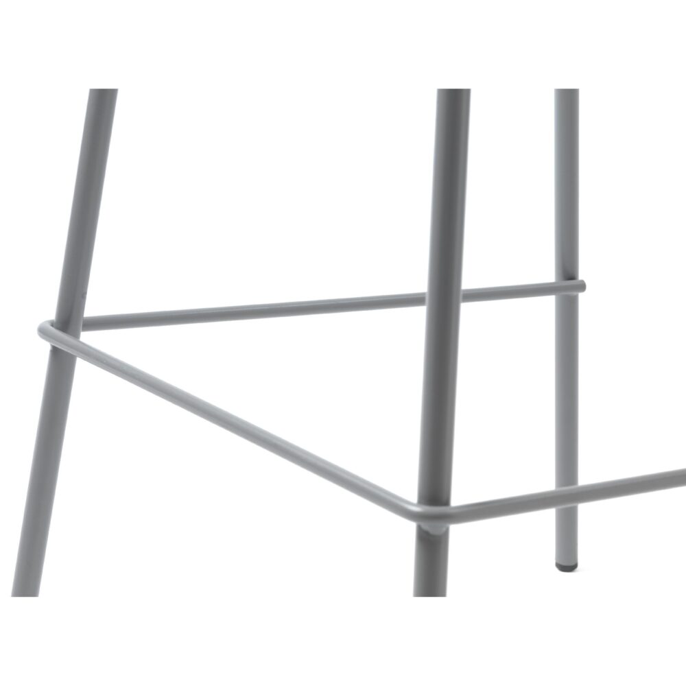 Zoey barstoelen met rugleuning grijs afbeelding 7