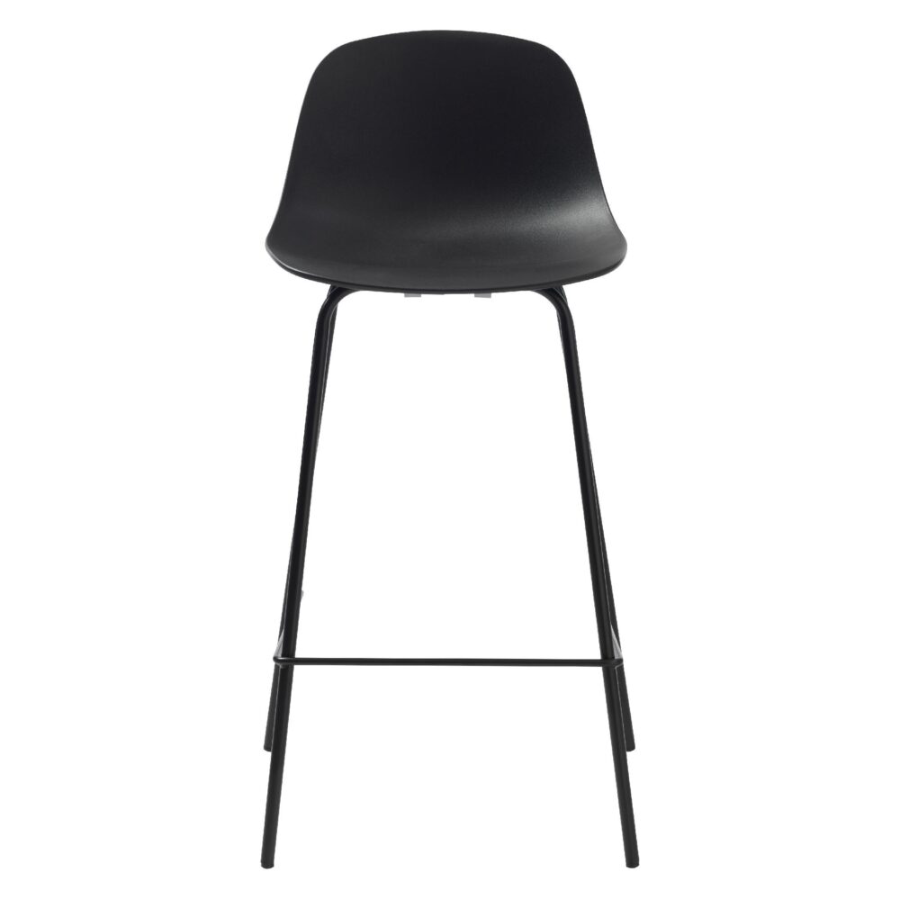 zwarte barstoelen Zoey met rugleuning afbeelding 2