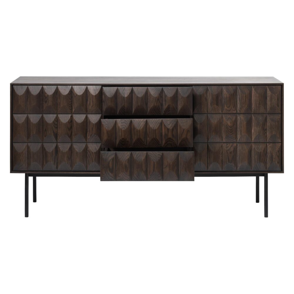 houten dressoir Svenn donkerbruin afbeelding 3