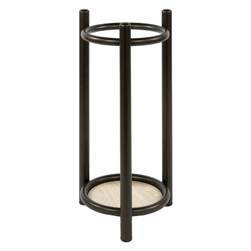 bruine ronde paraplubak Femke afbeelding 1