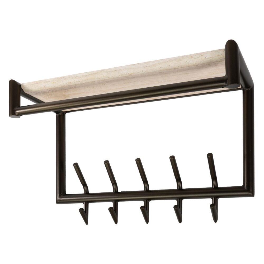 wandkapstok met hoedenplank Marin afbeelding 1